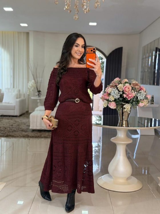 Conjunto Tricô Helena